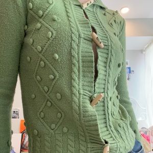 90s green vintage sweater